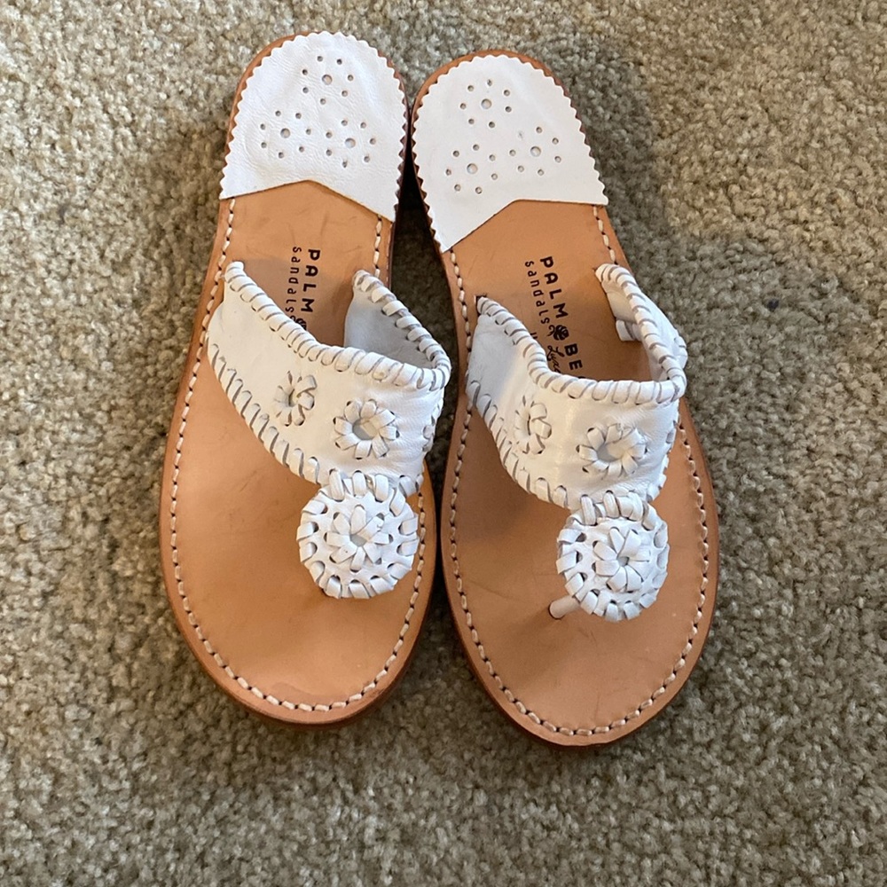 NWOT palm beach flip flops